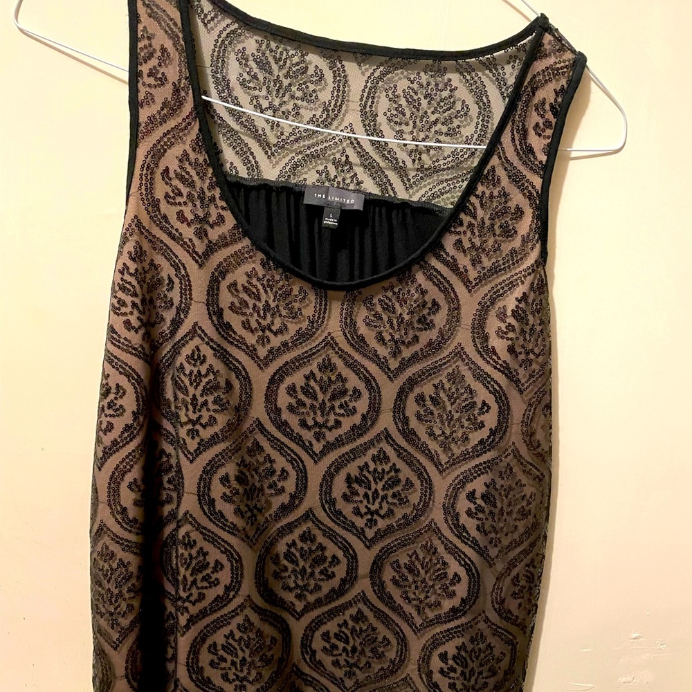 The Limited sequin top- size large.